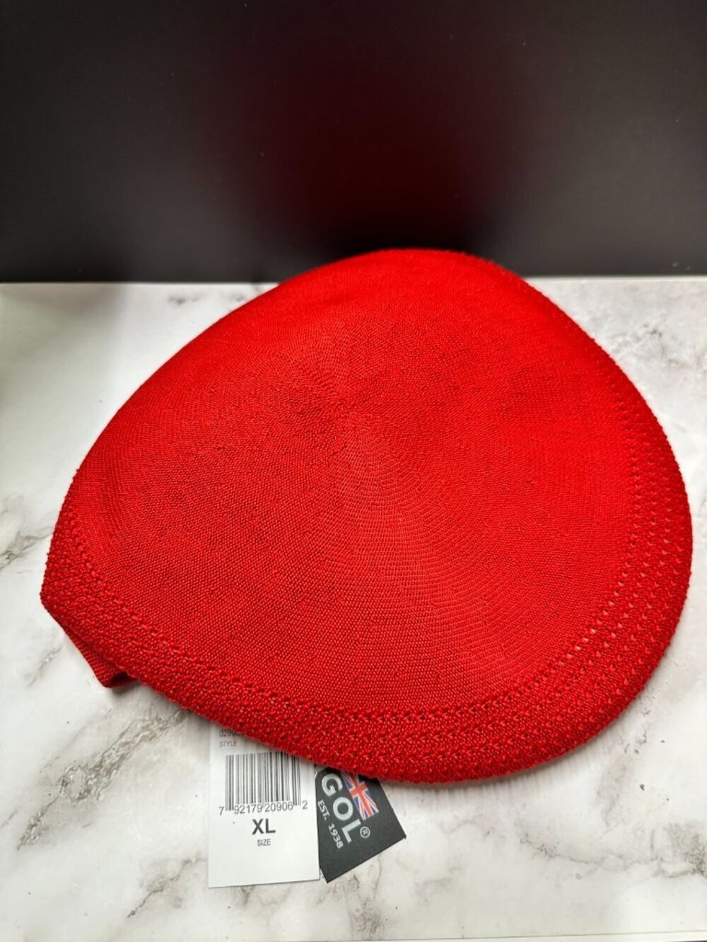 Kangol Hat Mens X-Large Red Tropic 504 Ventair Hip Hop Rap 80s 90s Streetwear